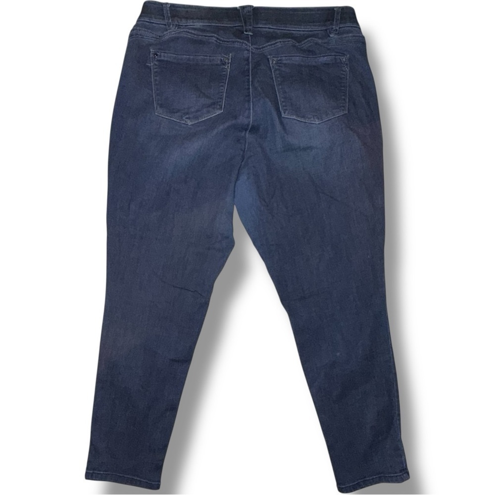 WIT & WISDOM ‘Ab’Solution Sophie Ankle Skinny Jeans - 16W Dark Navy - Picture 11 of 14